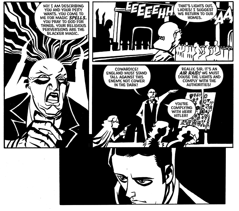 Illustration for article titled Dark Horse exclusive: Aleister & Adolf explores the crossroads of magic and fascism